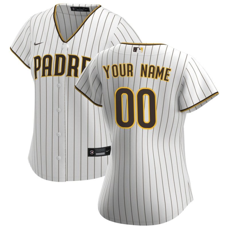 san diego padres home women custom jersey white