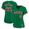 san diego padres mexico custom women jersey green