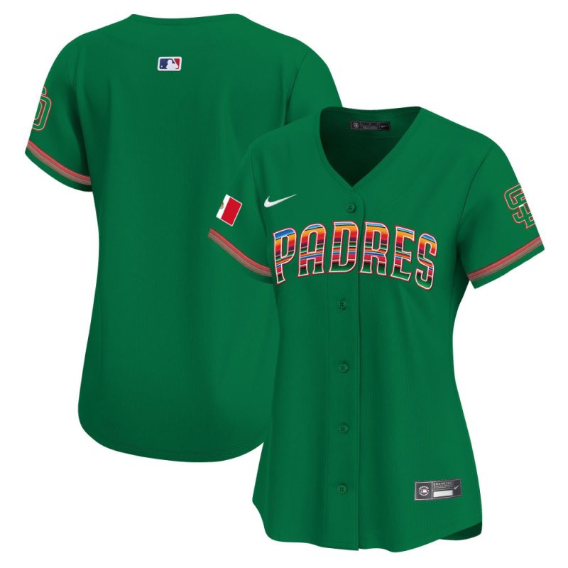 san diego padres mexico women jersey green