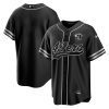 san francisco 49ers baseball men jersey black silver