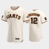 san francisco giants 12 alex dickerson cream home jersey jersey