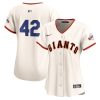 san francisco giants 2024 jackie robinson day home limited women jersey cream