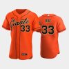 san francisco giants 33 darin ruf alternate jersey orange jersey