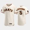 san francisco giants 5 mike yastrzemski cream home jersey jersey