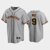 san francisco giants 9 brandon belt gray road jersey jersey