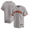 san francisco giants away limited men jersey gray