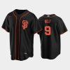 san francisco giants black alternate 9 brandon belt jersey jersey