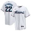 sandy alcantara 22 miami marlins men jersey white