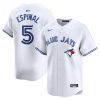 santiago espinal 5 toronto blue jays home limited player men jersey white