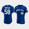 scott barlow 58 kansas city royals mens 2022 alternate jersey royal jersey