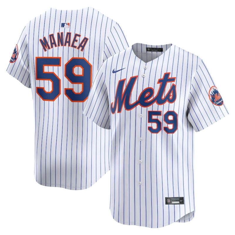 sean manaea 59 new york mets home limited men jersey white