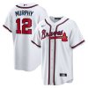 sean murphy 12 atlanta braves men jersey white