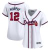 sean murphy 12 atlanta braves women home limited player jersey white