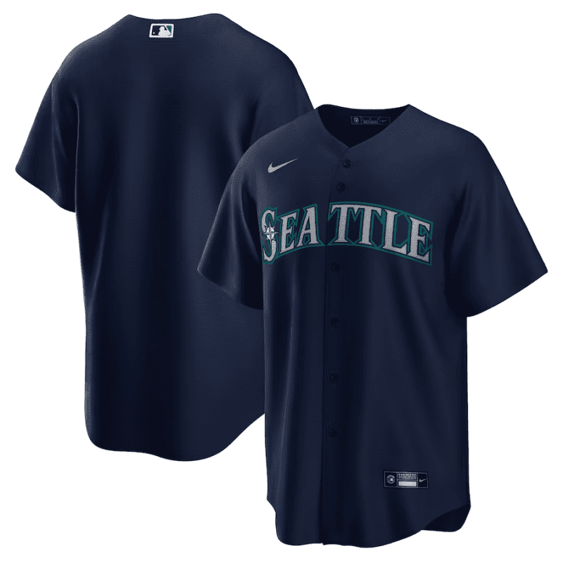 seattle mariners alternate men jersey navy