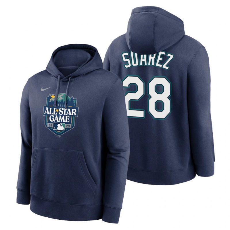 seattle mariners eugenio suarez navy 2023 all star game hoodie