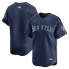 seattle mariners road limited men jersey navy