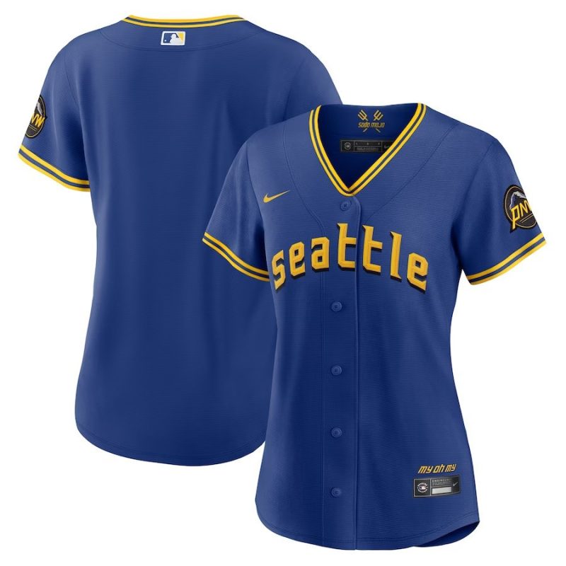 seattle mariners womens 2023 city connect game jersey royal