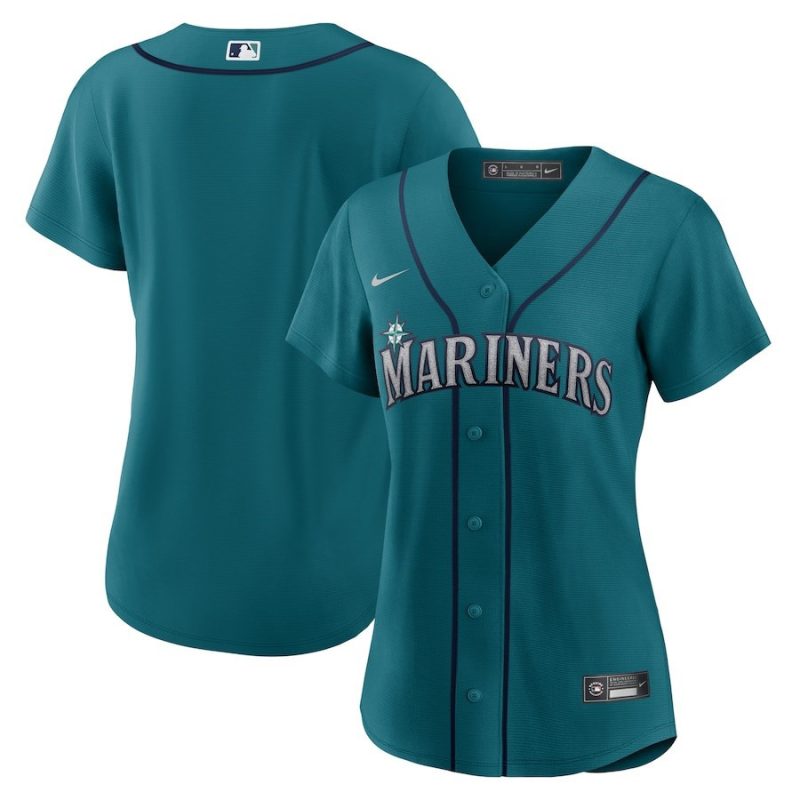 seattle mariners womens alternate team jersey aqua