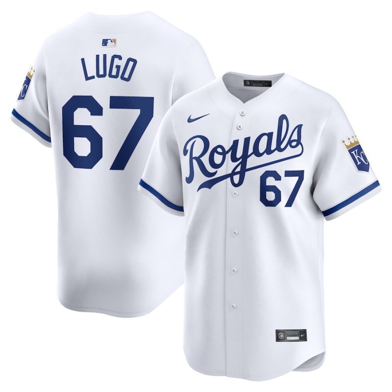 seth lugo 67 kansas city royals home limited men jersey white