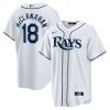 shane mcclanahan 18 tampa bay rays home team men jersey white