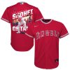 shohei ohtani 17 los angeles angels signed city 2023 alternate player youth jersey red