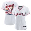 shohei ohtani 17 los angeles angels signed city 2023 home player women jersey white