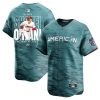 shohei ohtani 17 los angeles angels signed name 2023 all star game limited player men jersey teal