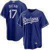 shohei ohtani 17 los angeles dodgers alternate jersey men royal jersey