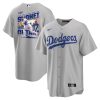 shohei ohtani 17 los angeles dodgers signed homerun 2023 road men jersey gray