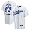 shohei ohtani 17 los angeles dodgers signed number 2023 home men jersey white