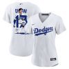 shohei ohtani 17 los angeles dodgers signed number 2023 home women jersey white