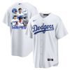 shohei ohtani 17 los angeles dodgers signed sho king 2023 home men jersey white