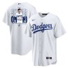 shohei ohtani 17 los angeles dodgers signed shotime 2023 home player men jersey white