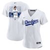 shohei ohtani 17 los angeles dodgers signed shotime 2023 home women jersey white