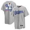 shohei ohtani 17 los angeles dodgers signed welcome to the sho men jersey gray