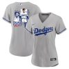 shohei ohtani 17 los angeles dodgers signed welcome to the sho women jersey gray