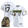 shohei ohtani 17 los angeles dodgers snoop dogg men jersey white