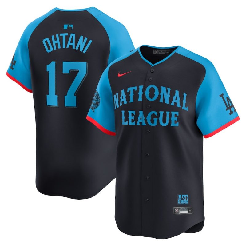 shohei ohtani 17 national league 2024 all star game limited player men jersey navy