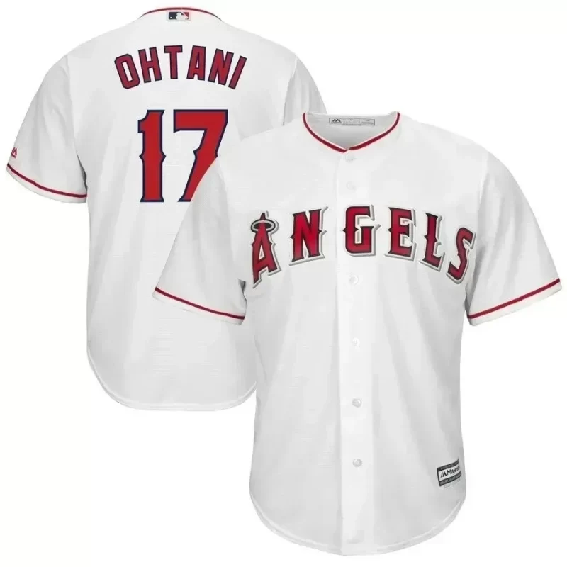 shohei ohtani los angeles angels big and tall player jersey white color