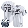 smalls 72 new york yankees biggie smalls men jersey white