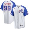 spencer strider 99 atlanta braves city connect men jersey white