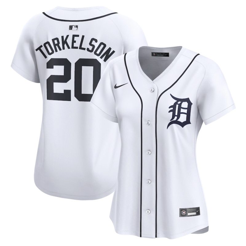 spencer torkelson 20 detroit tigers home limited women jersey white