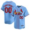 st louis cardinals alternate limited custom men jersey light blue