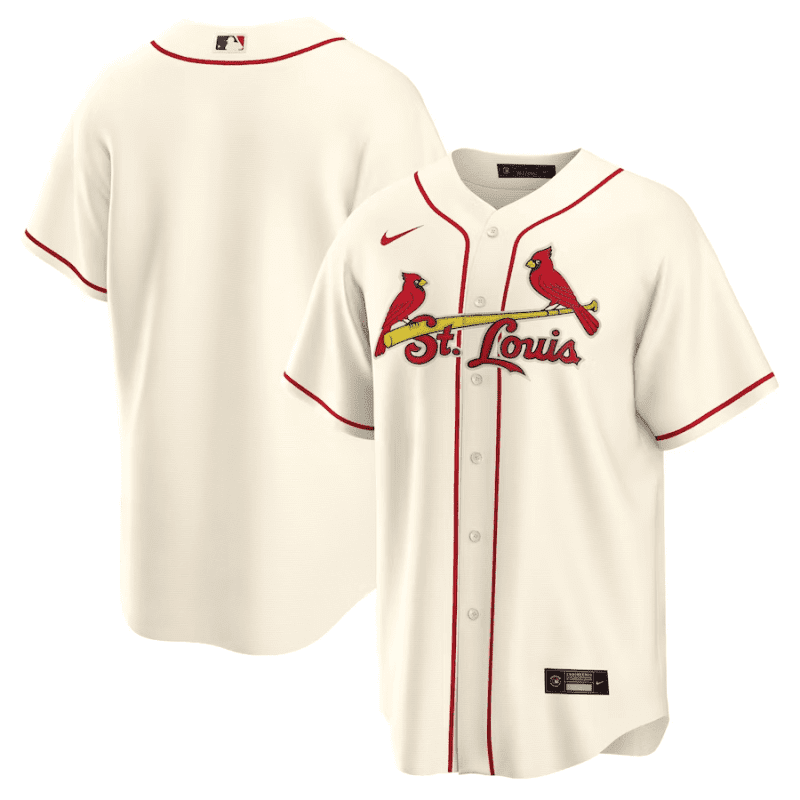 st louis cardinals alternate team men jersey cream