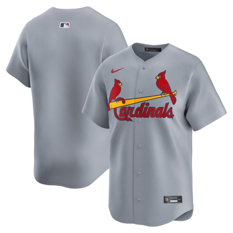 st louis cardinals away limited men jersey gray