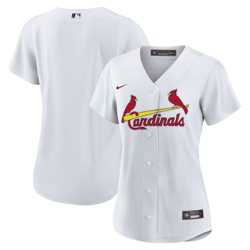 st louis cardinals women home jersey white