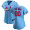 st louis cardinals womens alternate custom jersey blue