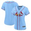 st louis cardinals womens alternate team jersey light blue