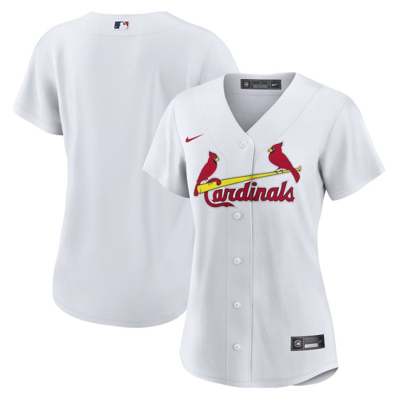 st louis cardinals womens home blank jersey white