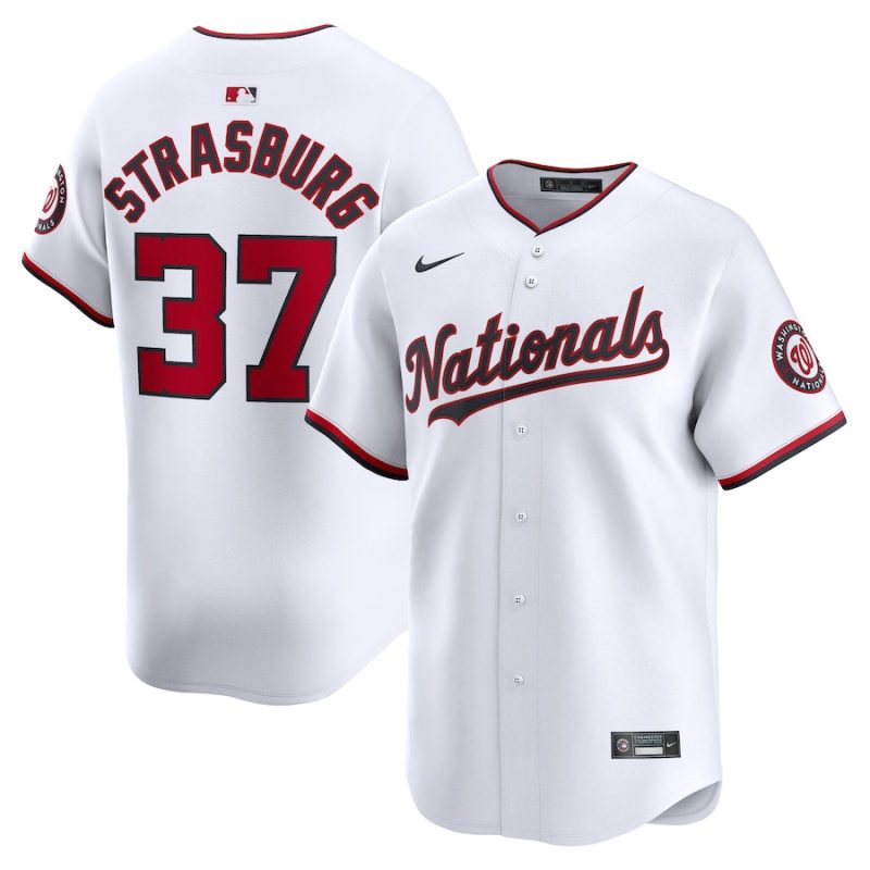 stephen strasburg 37 washington nationals home limited player men jersey white